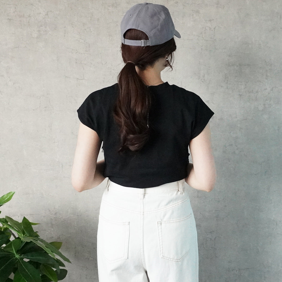 チュールリボンドッキングTシャツ