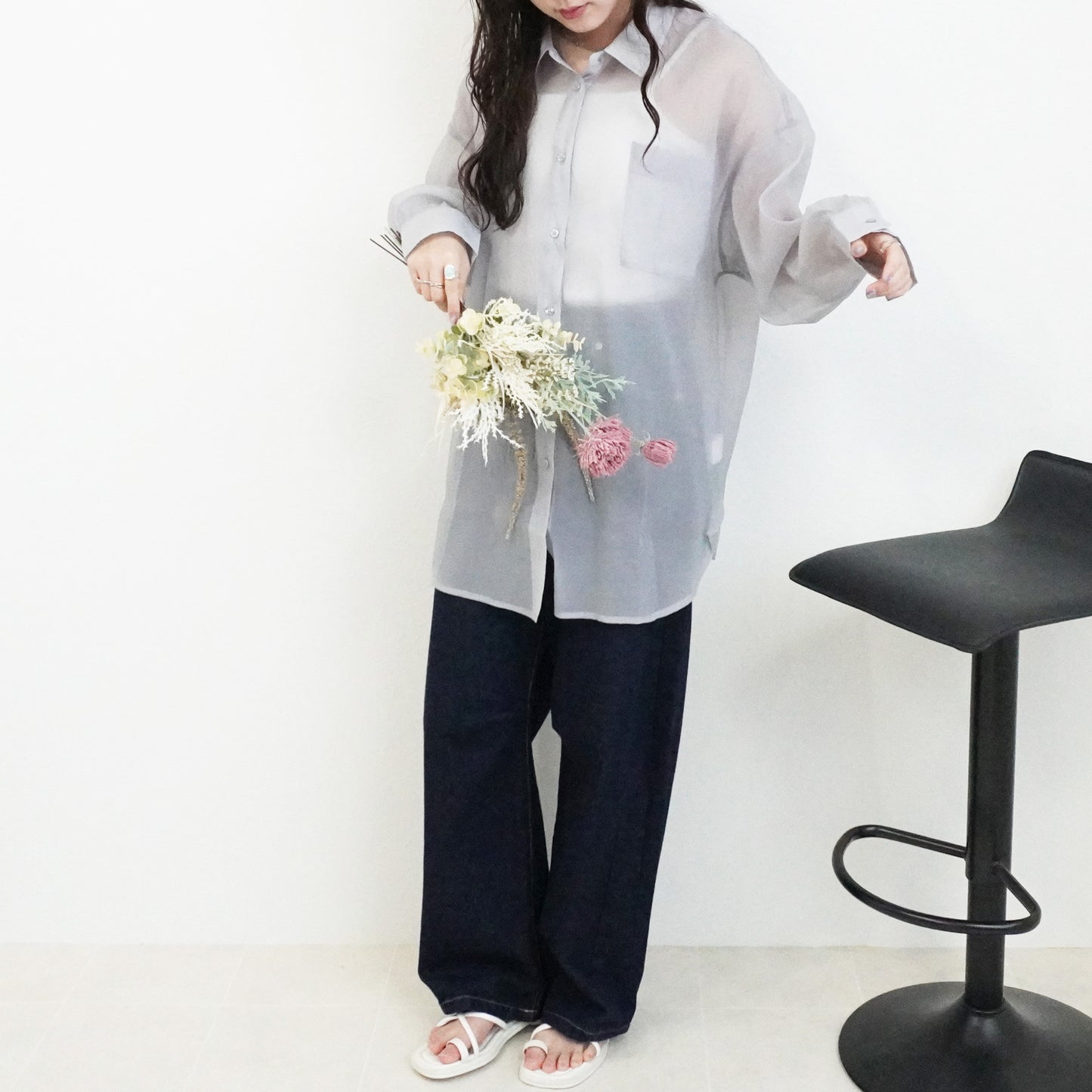 カーブラインパンツ