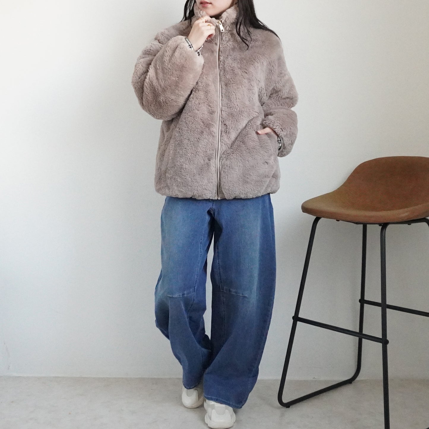 ファースタンドカラージャケット