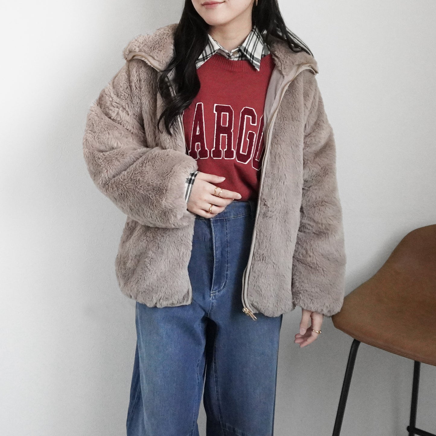 ファースタンドカラージャケット