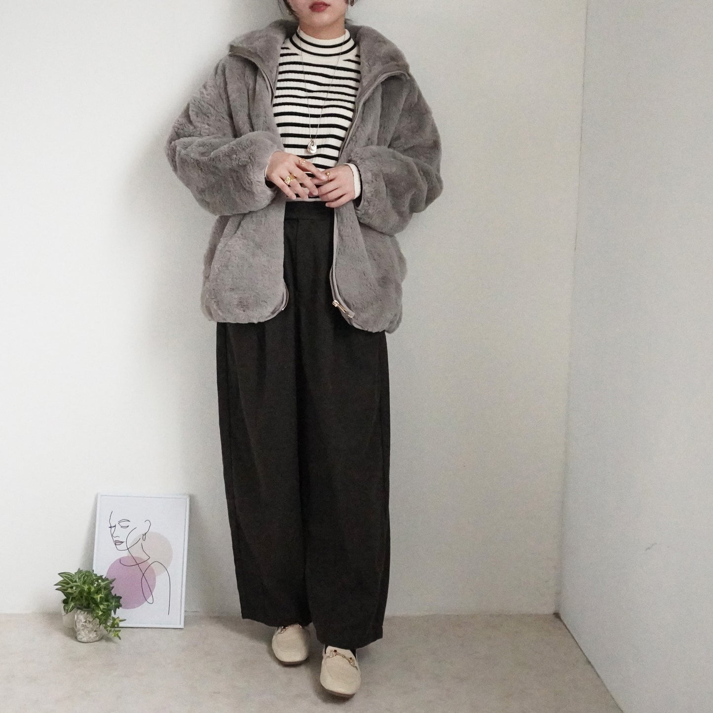 ファースタンドカラージャケット