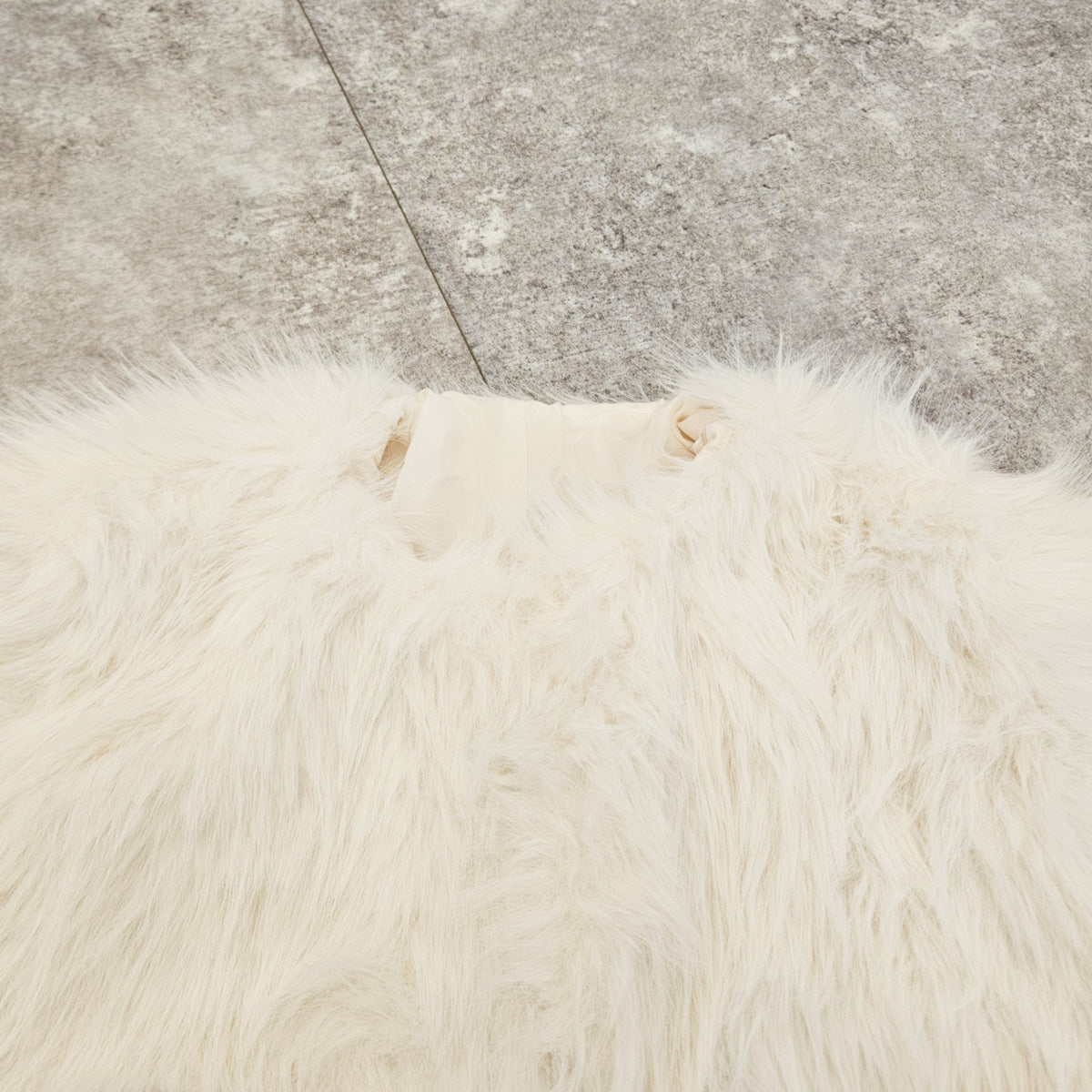 ロングファーシャギーコート