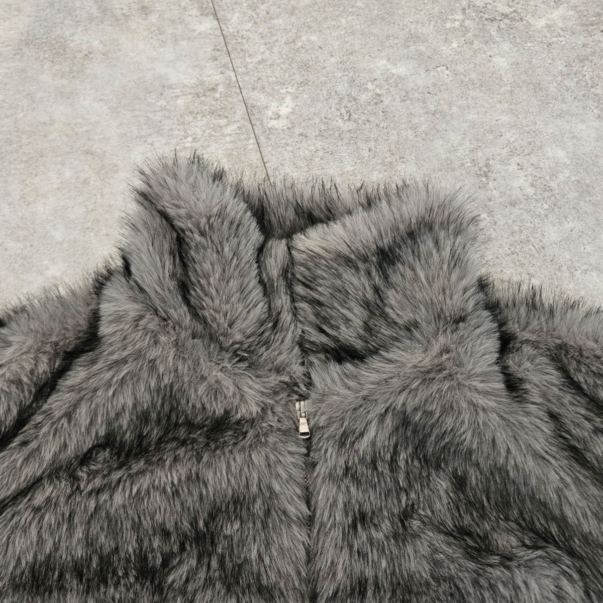 2wayカラーミックスファーブルゾン