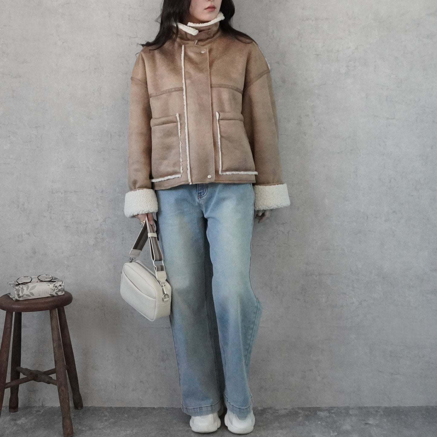 2WAYカラームートンジャケット