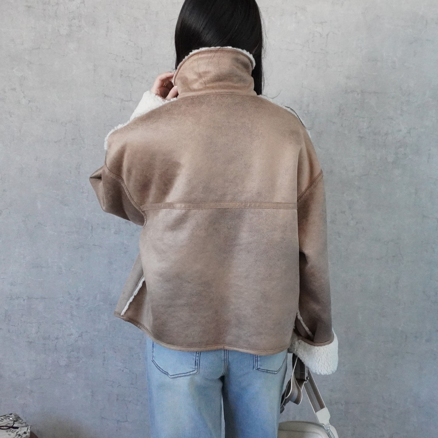 2WAYカラームートンジャケット