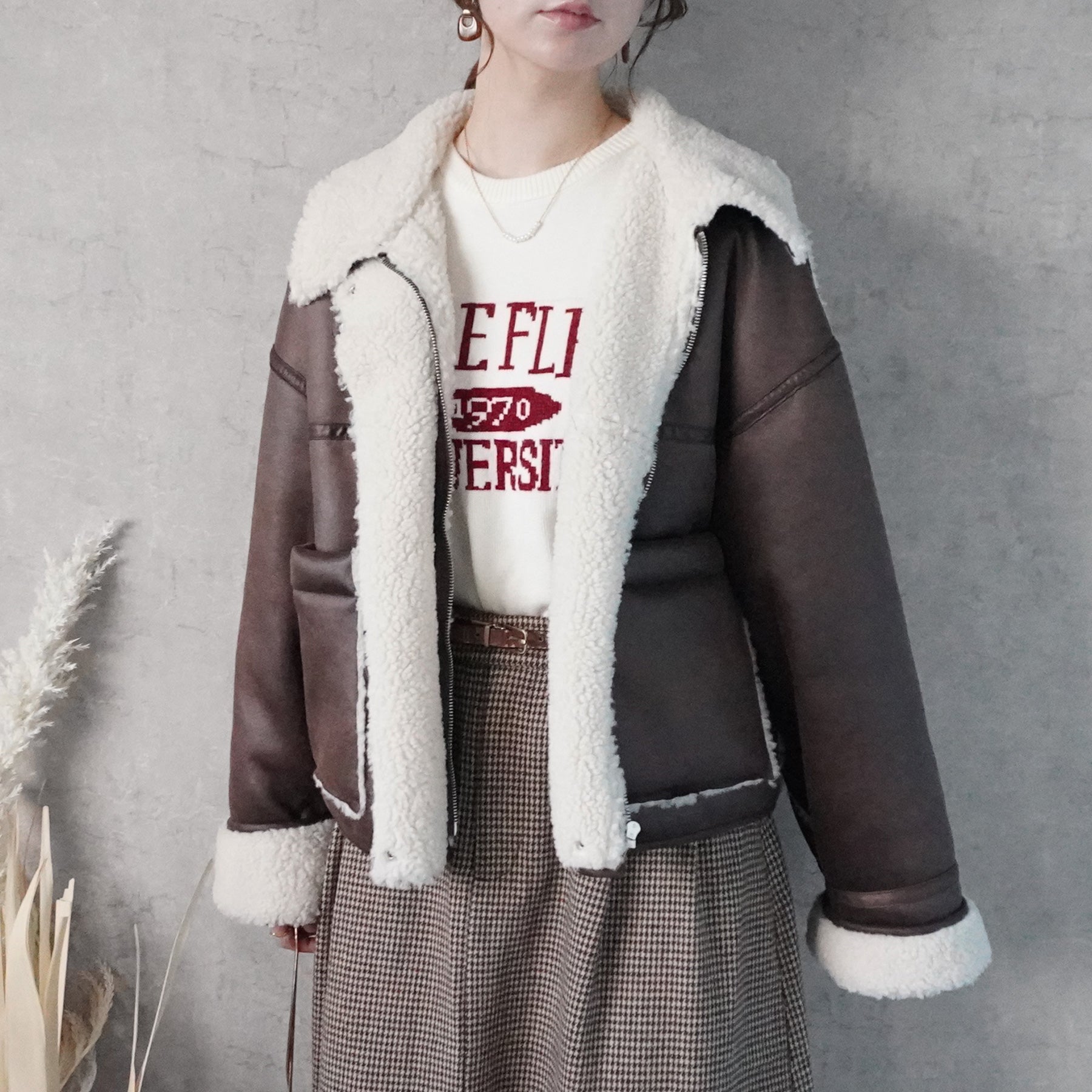 2WAYカラームートンジャケット/ セレクトリベリー – SELECT LEVERY