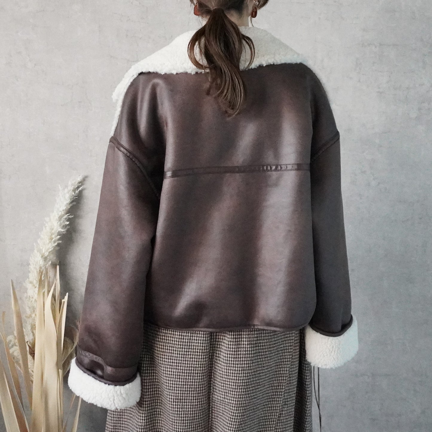 2WAYカラームートンジャケット