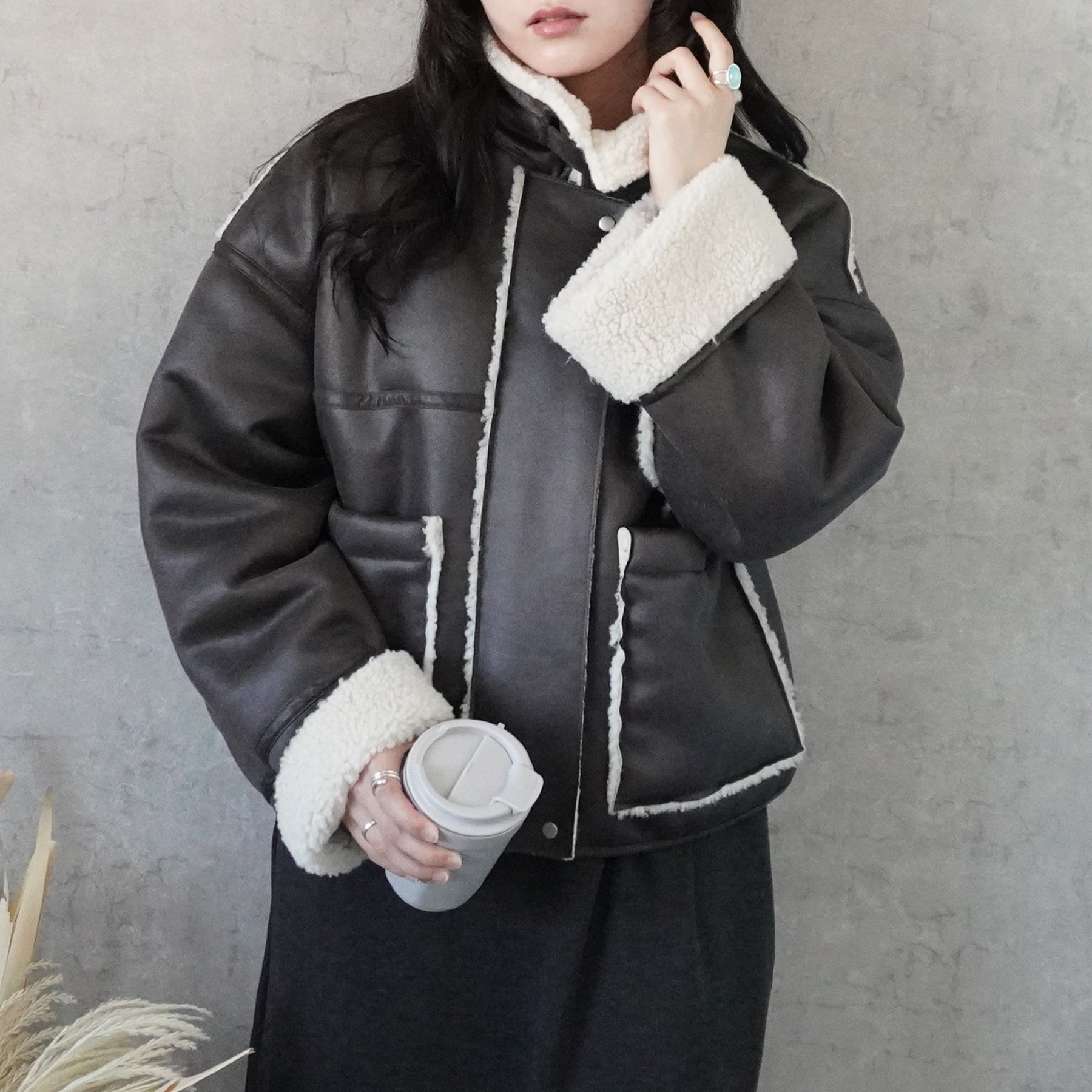 2WAYカラームートンジャケット/ セレクトリベリー – SELECT LEVERY