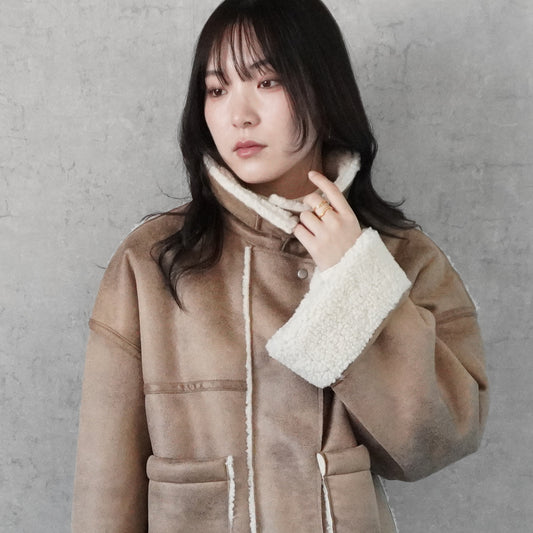 2WAYカラームートンジャケット