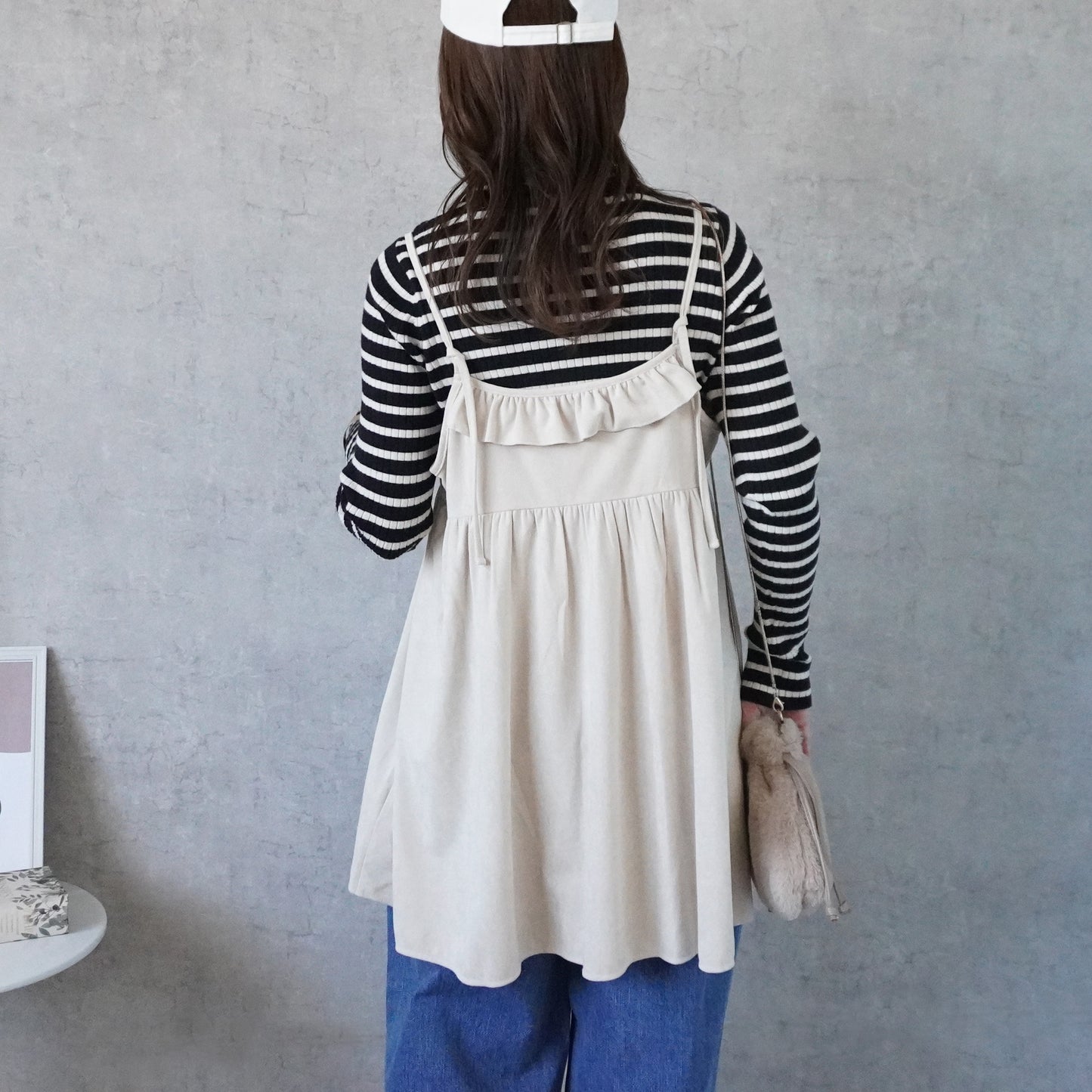 スエード2wayキャミチュニック