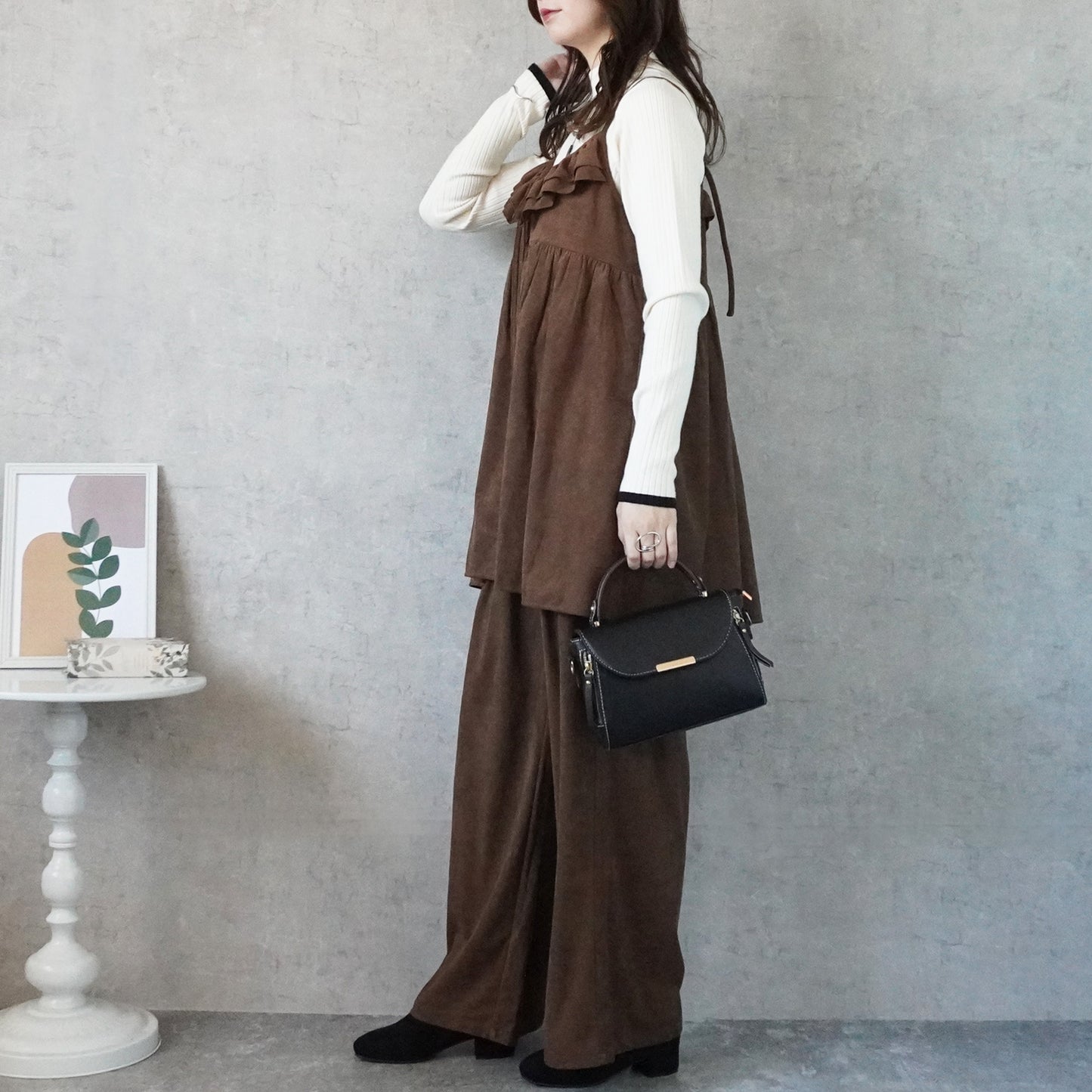 スエード2wayキャミチュニック