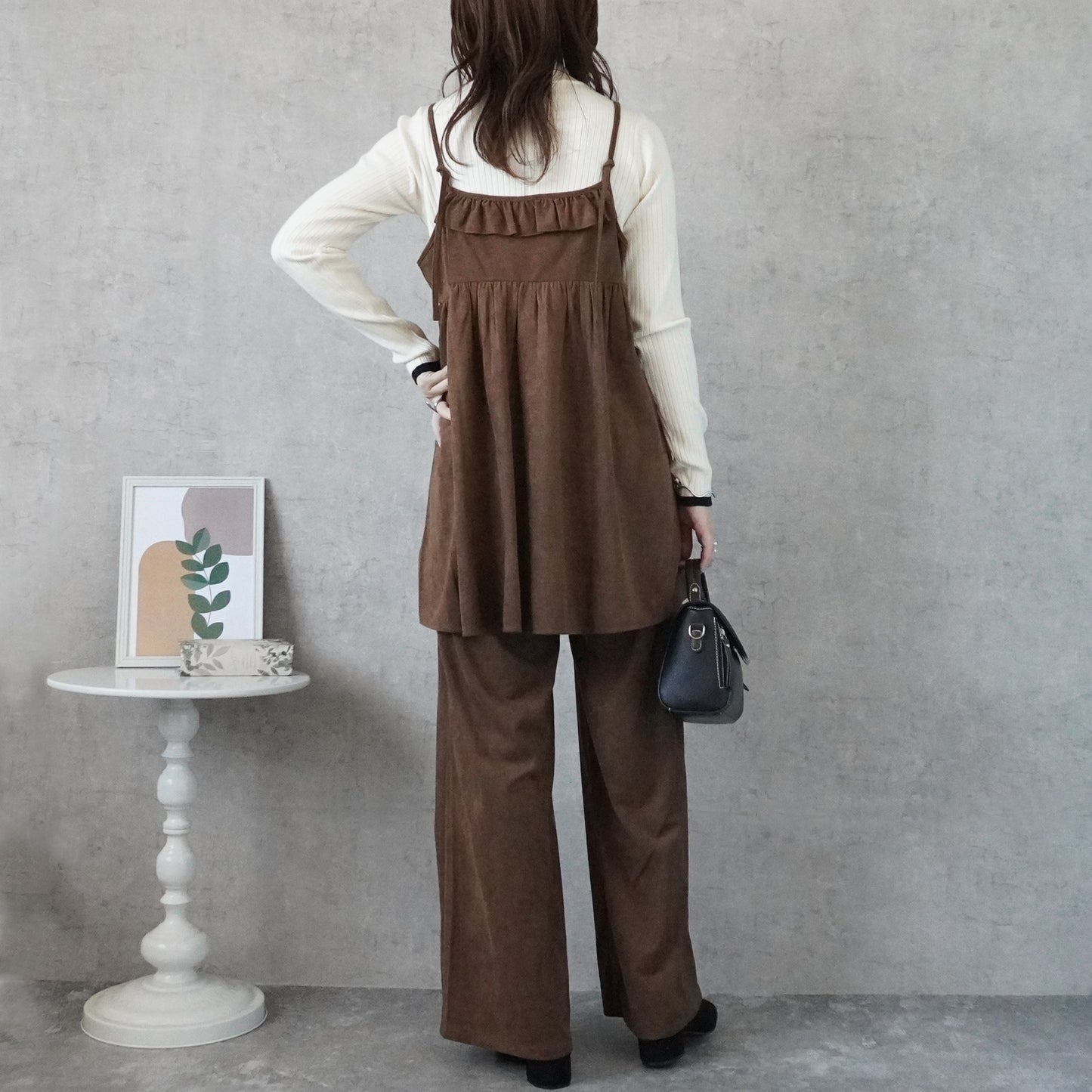 スエード2wayキャミチュニック