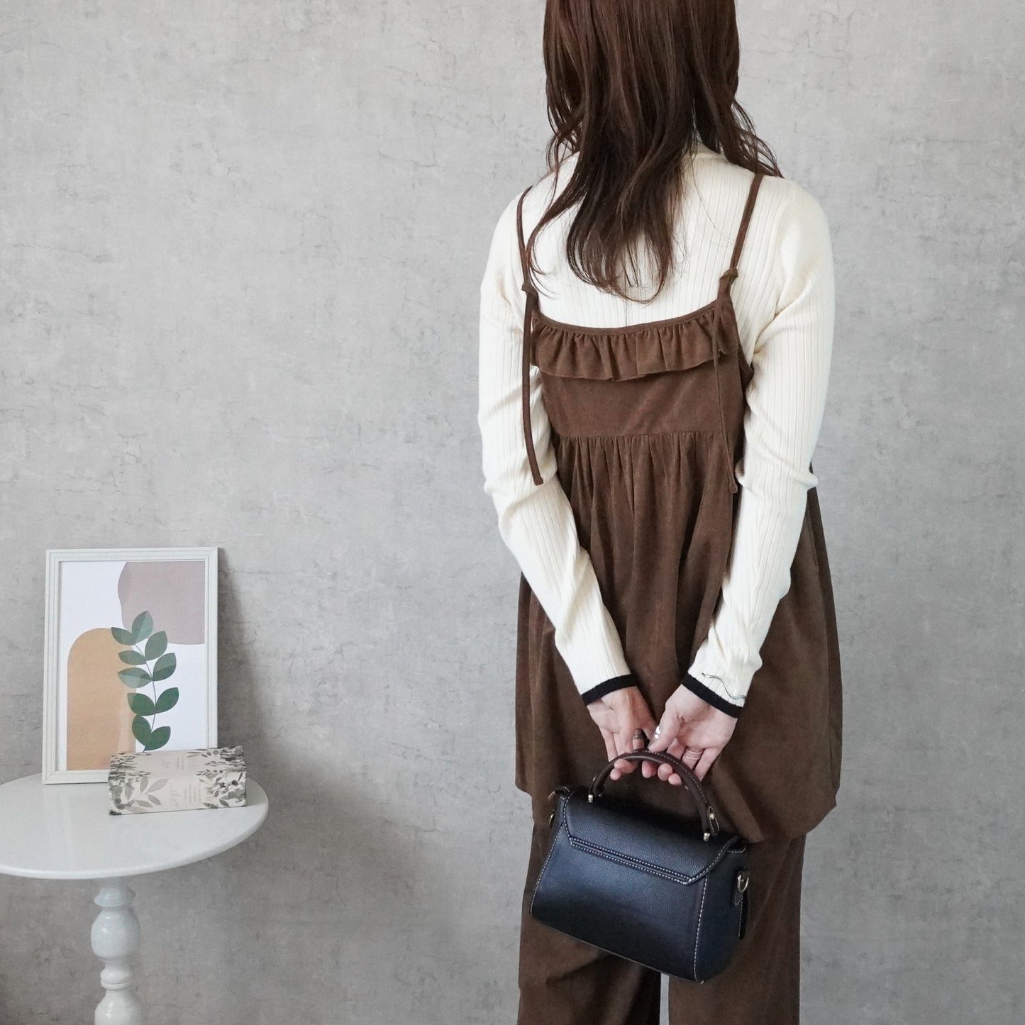 スエード2wayキャミチュニック