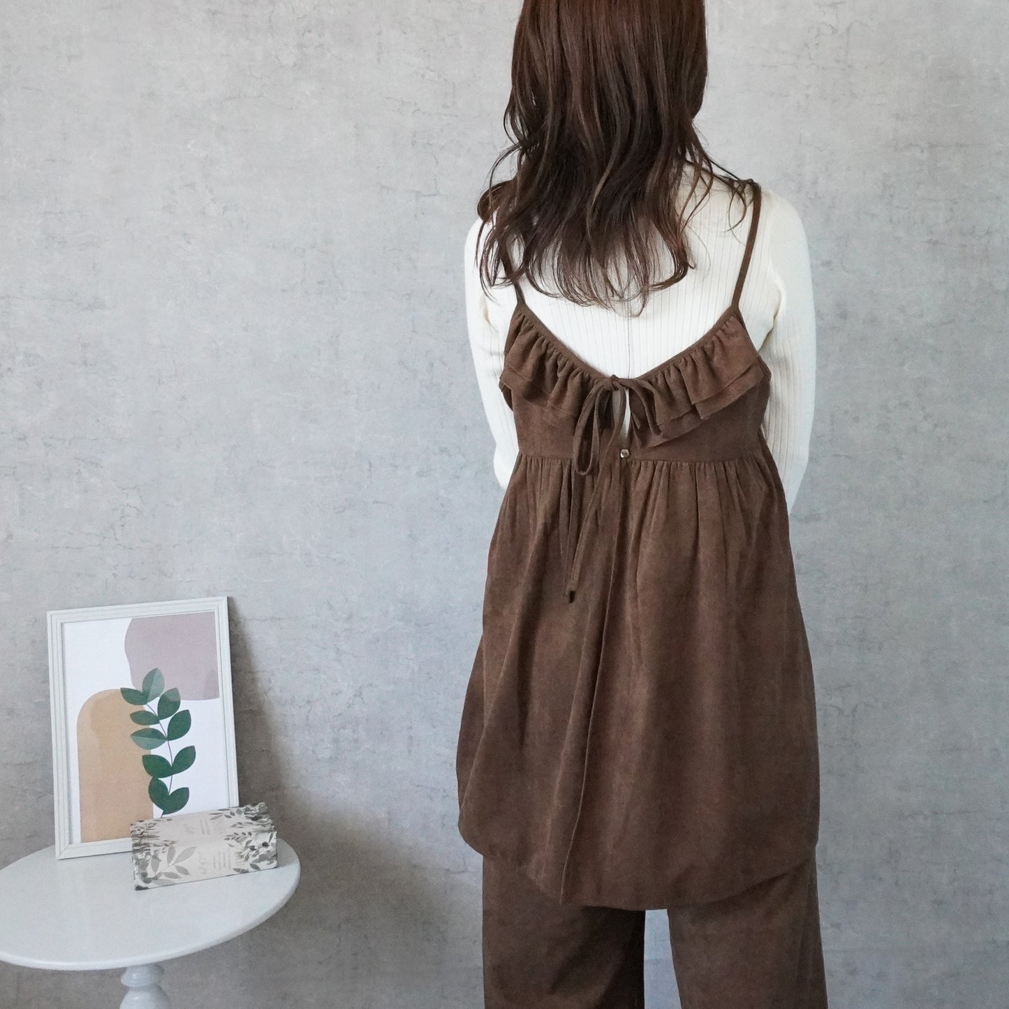 スエード2wayキャミチュニック