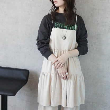 スエードティアードキャミチュニック