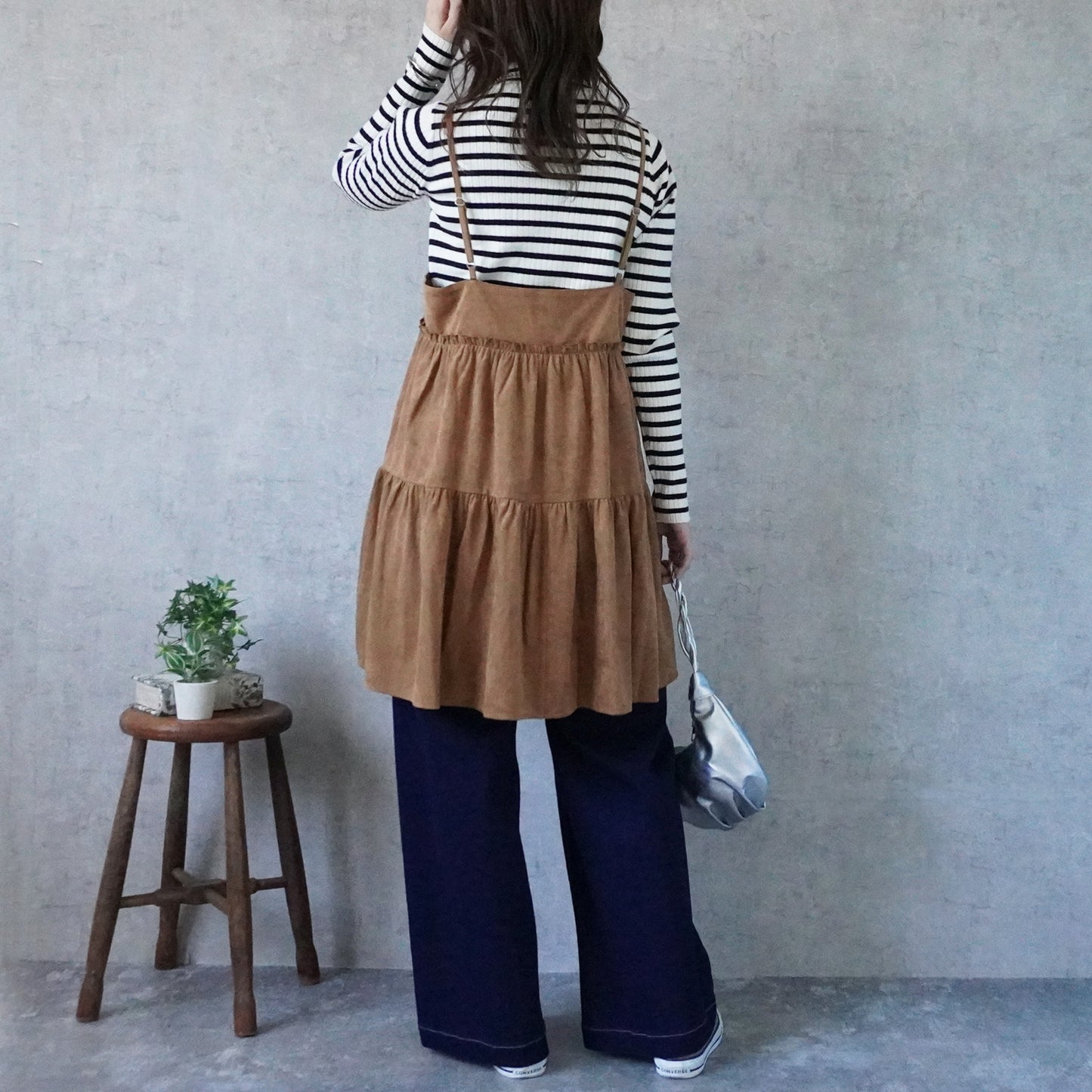 スエードティアードキャミチュニック