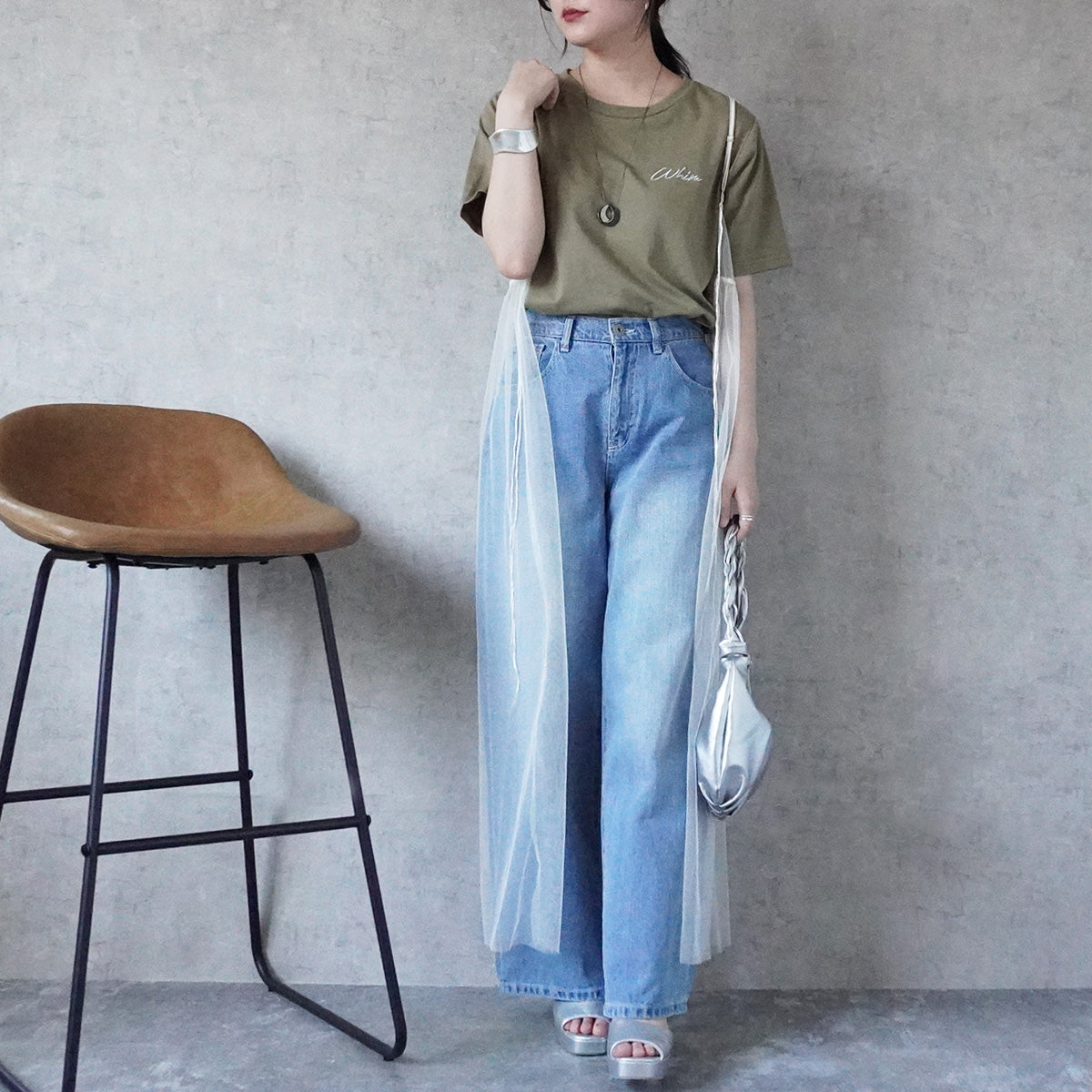 チュール2WAYキャミワンピース