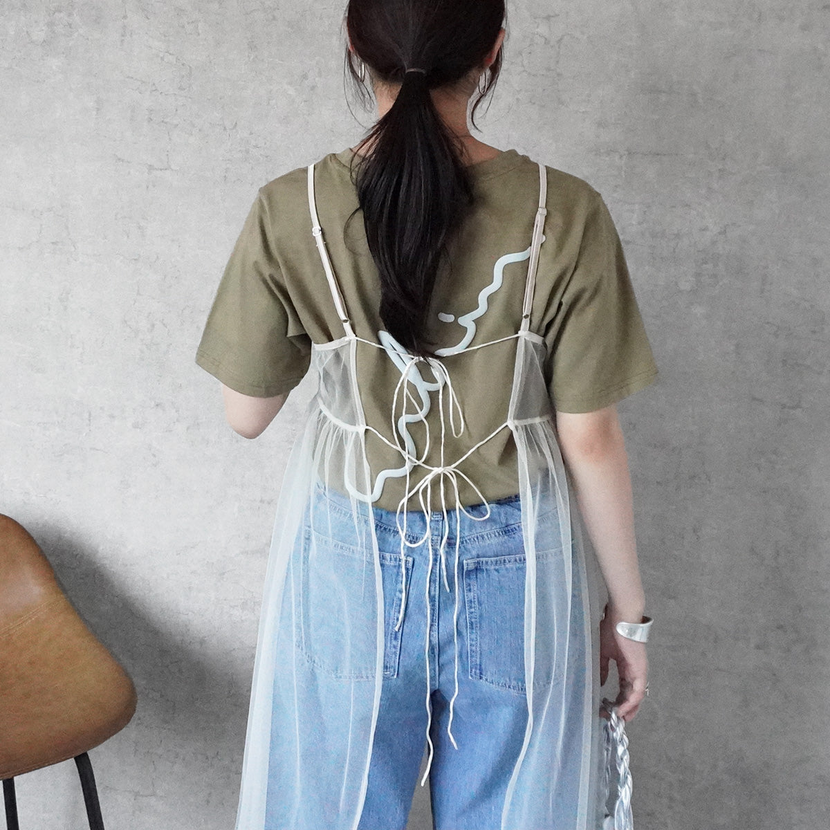 チュール2WAYキャミワンピース