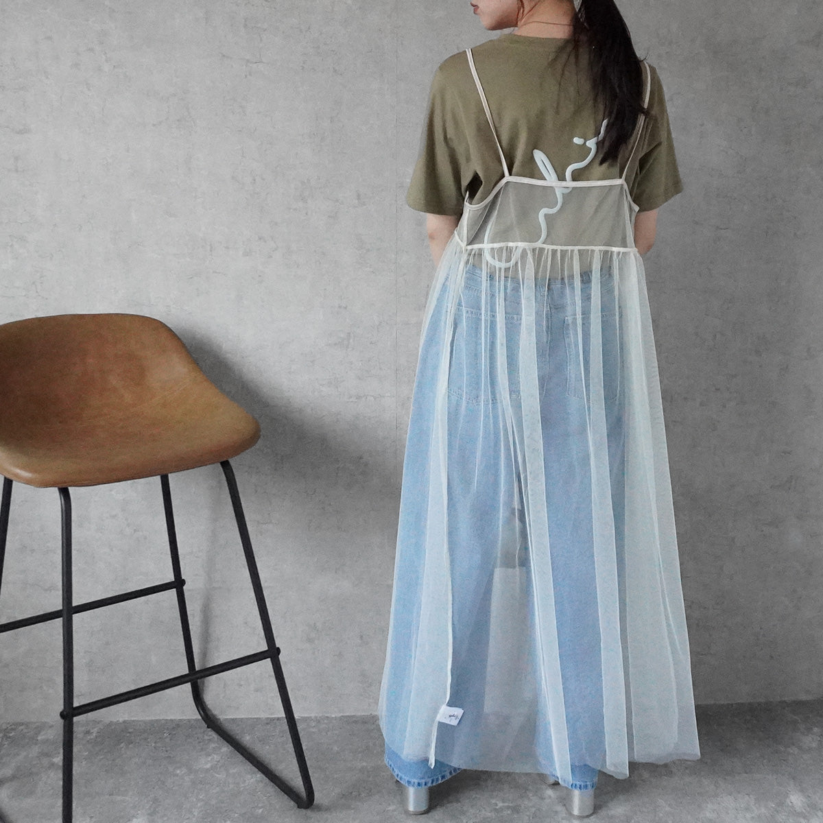 チュール2WAYキャミワンピース