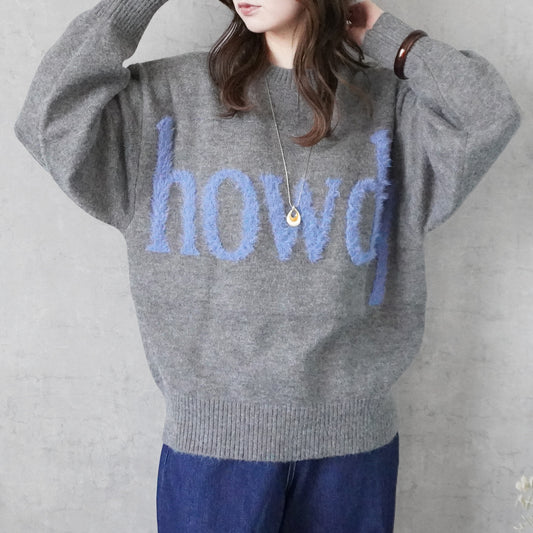 フェザーロゴニットプルオーバー