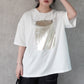 箔プリントBIGTシャツ