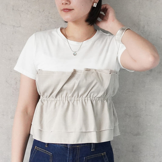 ビスチェレイヤード風半袖Tシャツ