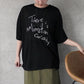 シアー刺繍ロゴ半袖Tシャツ