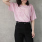 コードフラワーシアーニットTシャツ