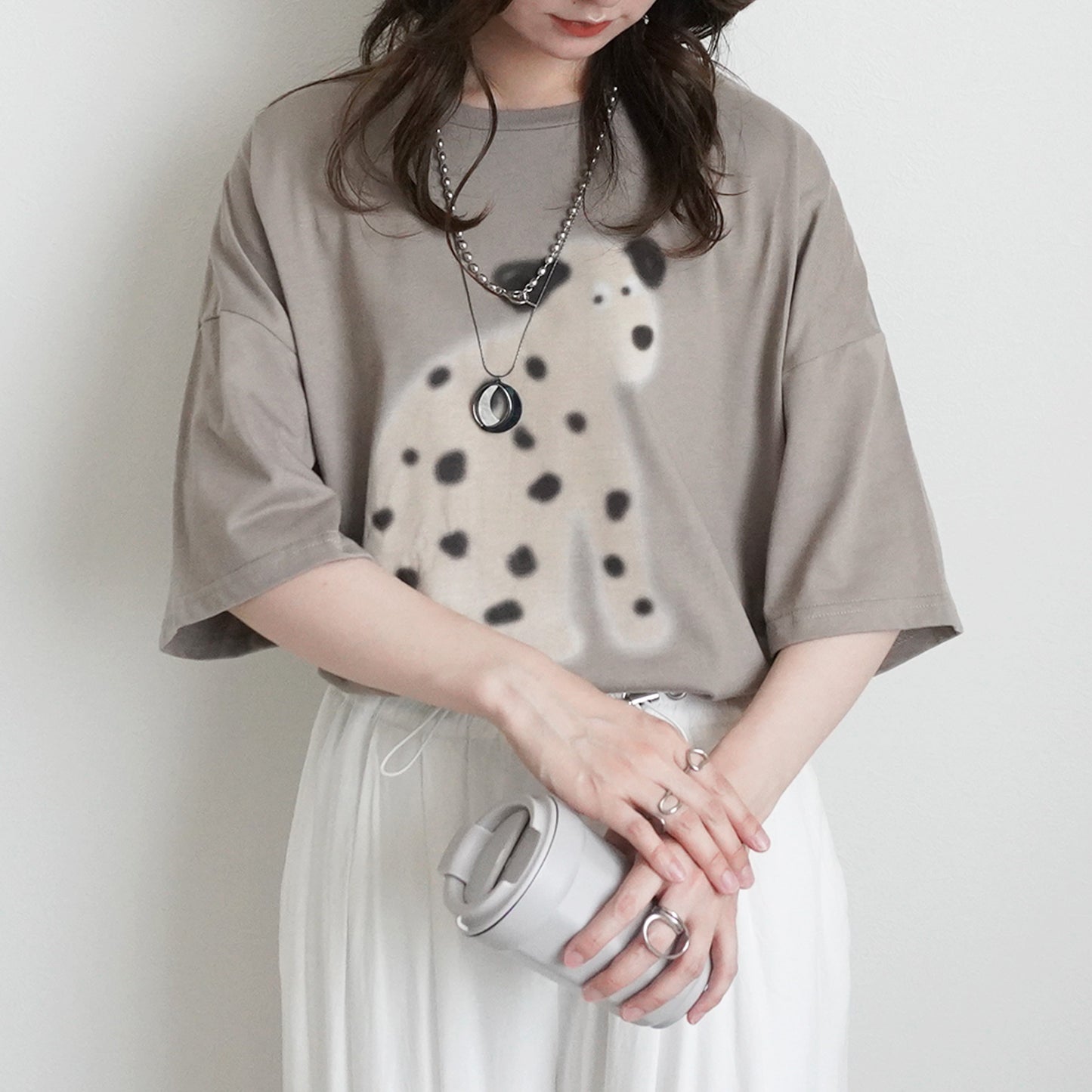 ぼやぼやダルメシアンビッグTシャツ