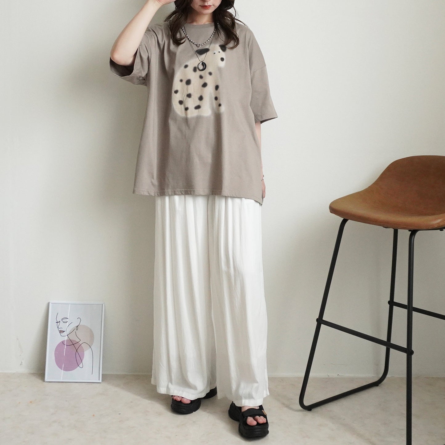 ぼやぼやダルメシアンビッグTシャツ