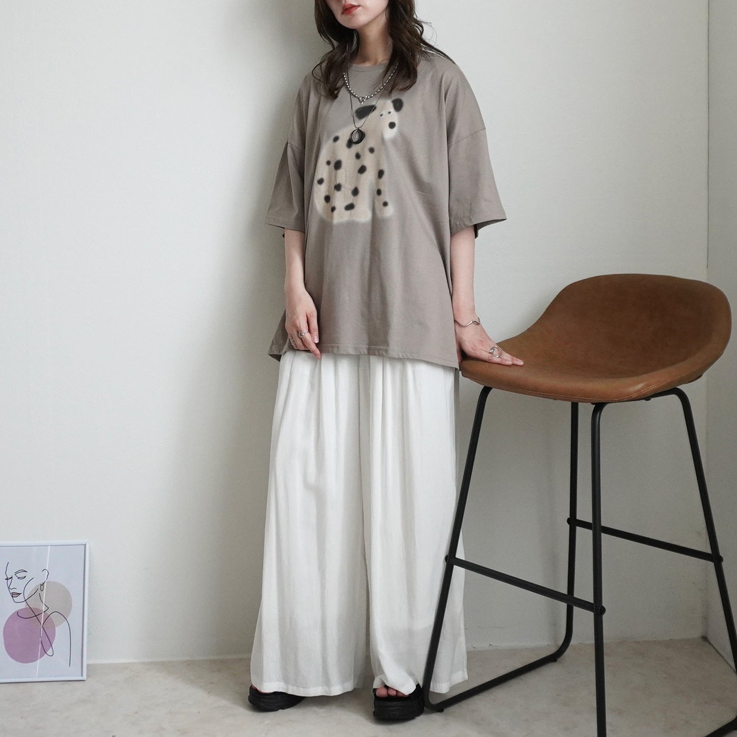 ぼやぼやダルメシアンビッグTシャツ