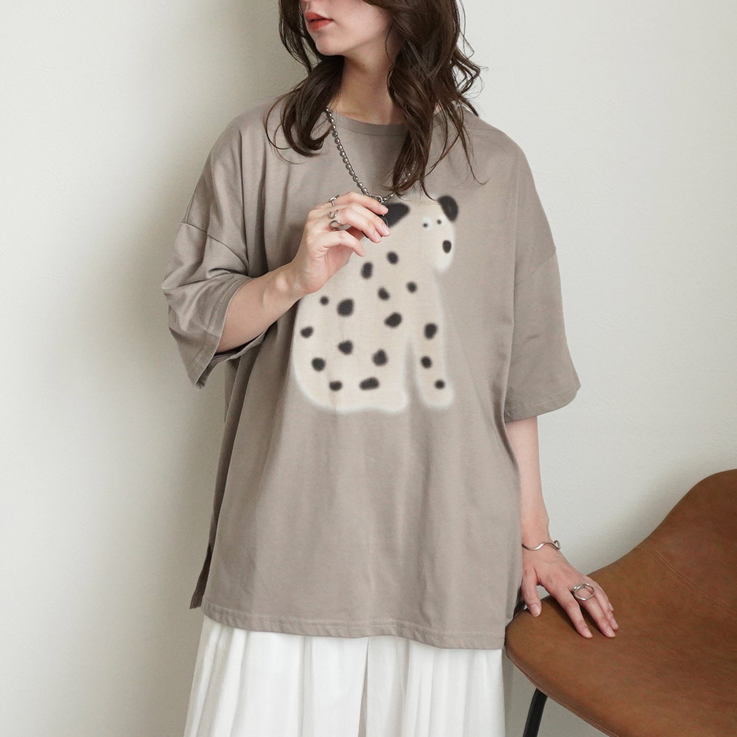 ぼやぼやダルメシアンビッグTシャツ