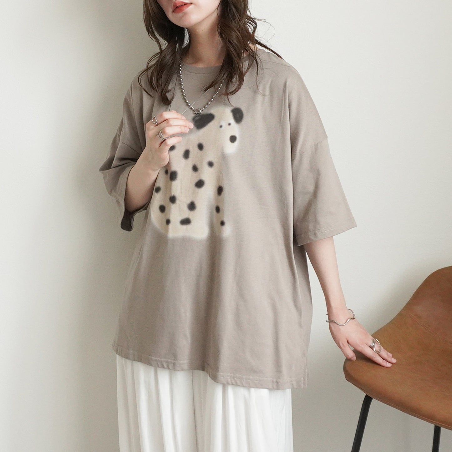 ぼやぼやダルメシアンビッグTシャツ