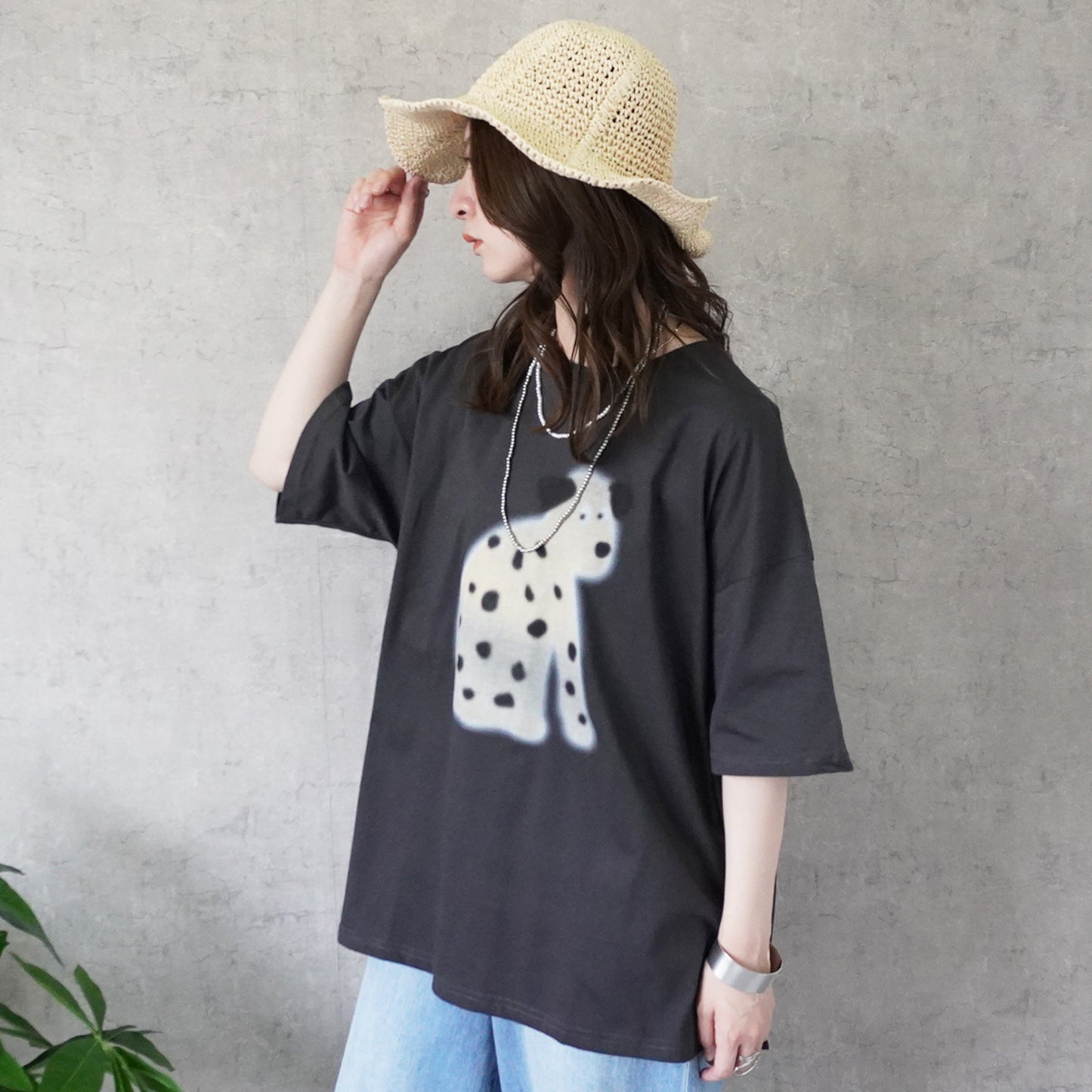 ぼやぼやダルメシアンビッグTシャツ