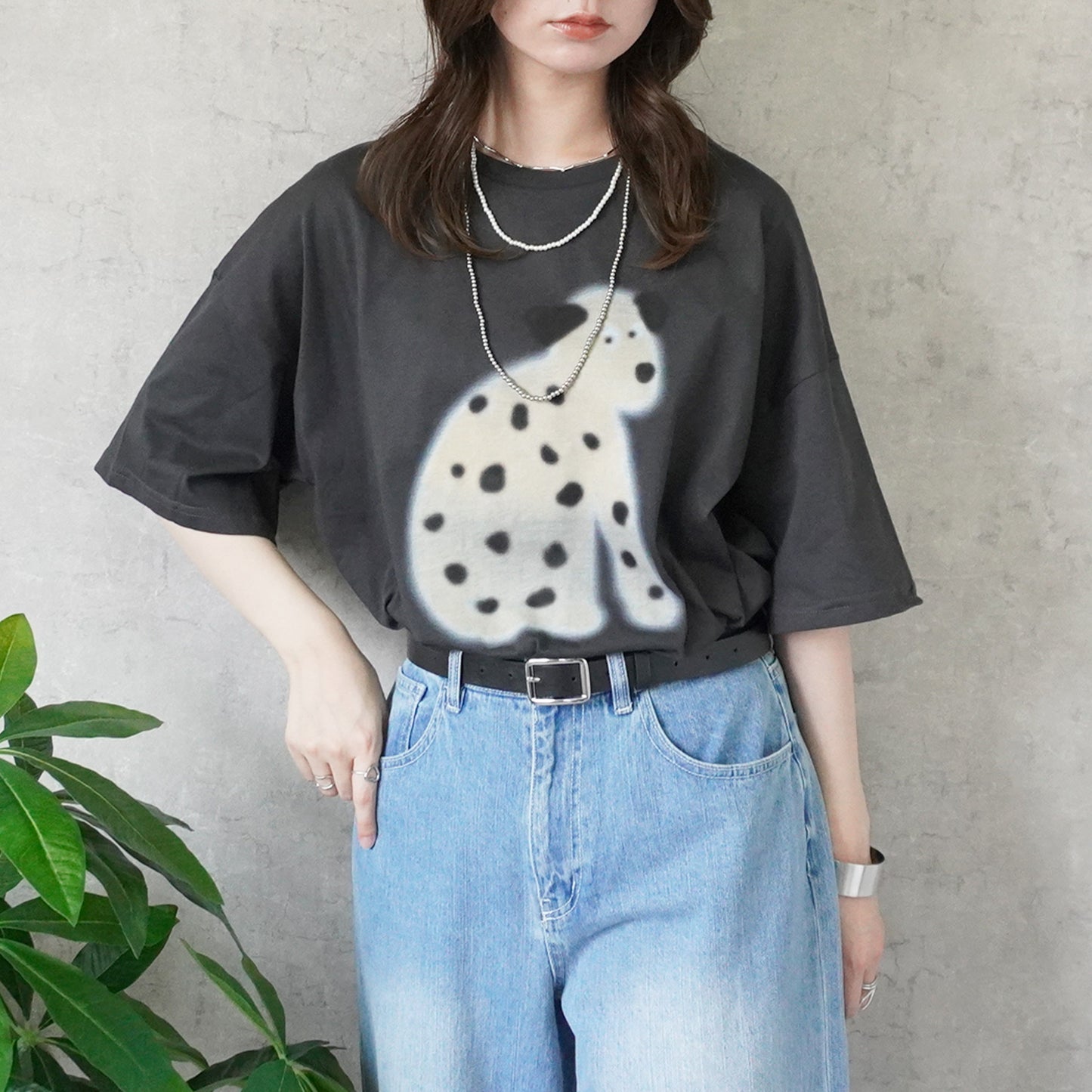 ぼやぼやダルメシアンビッグTシャツ