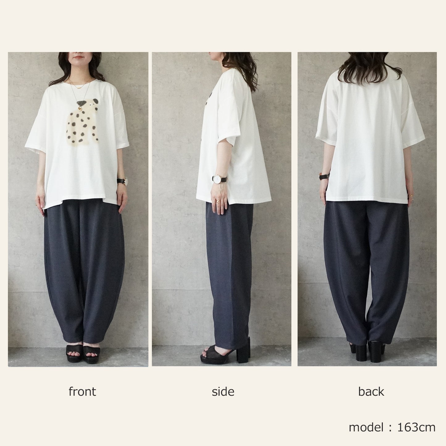 ぼやぼやダルメシアンビッグTシャツ