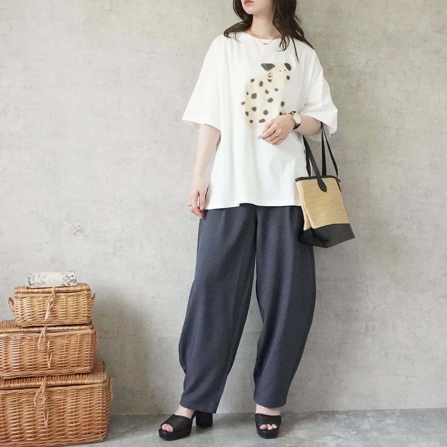 ぼやぼやダルメシアンビッグTシャツ