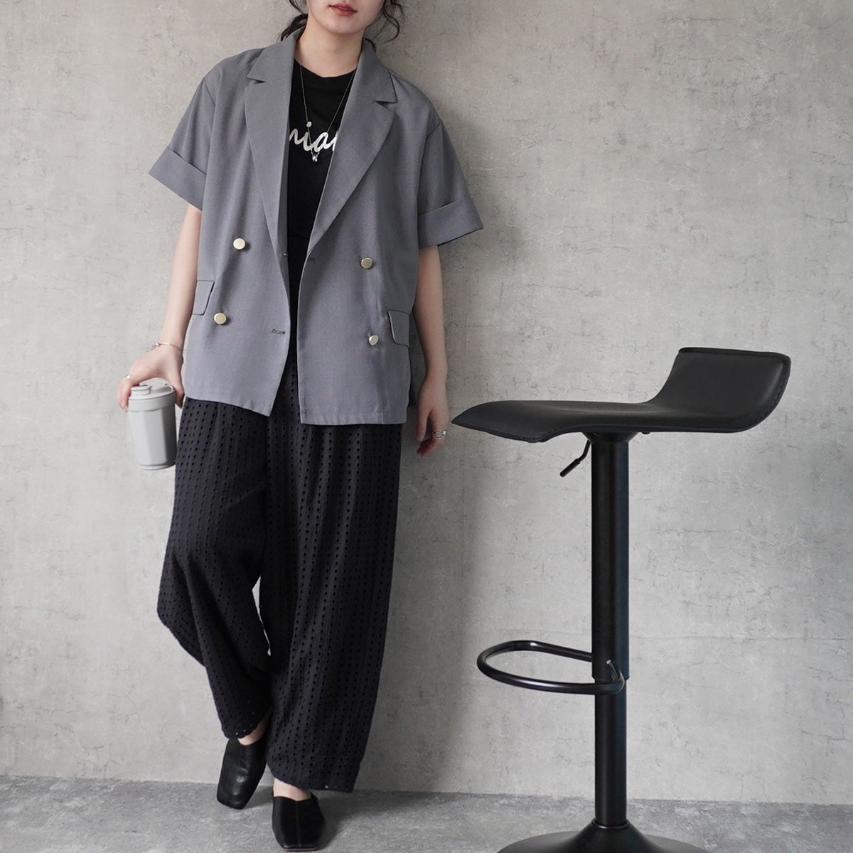 半袖テーラードジャケット