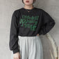 手書き風ロゴ刺繍 BIGTシャツ