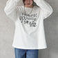 手書き風ロゴ刺繍 BIGTシャツ