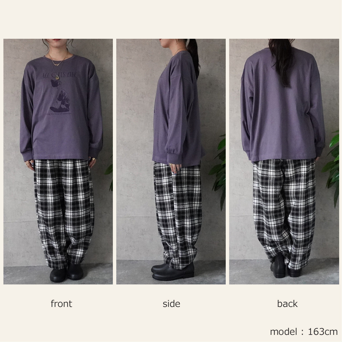 【先行予約】ねこプリントBIGTシャツ