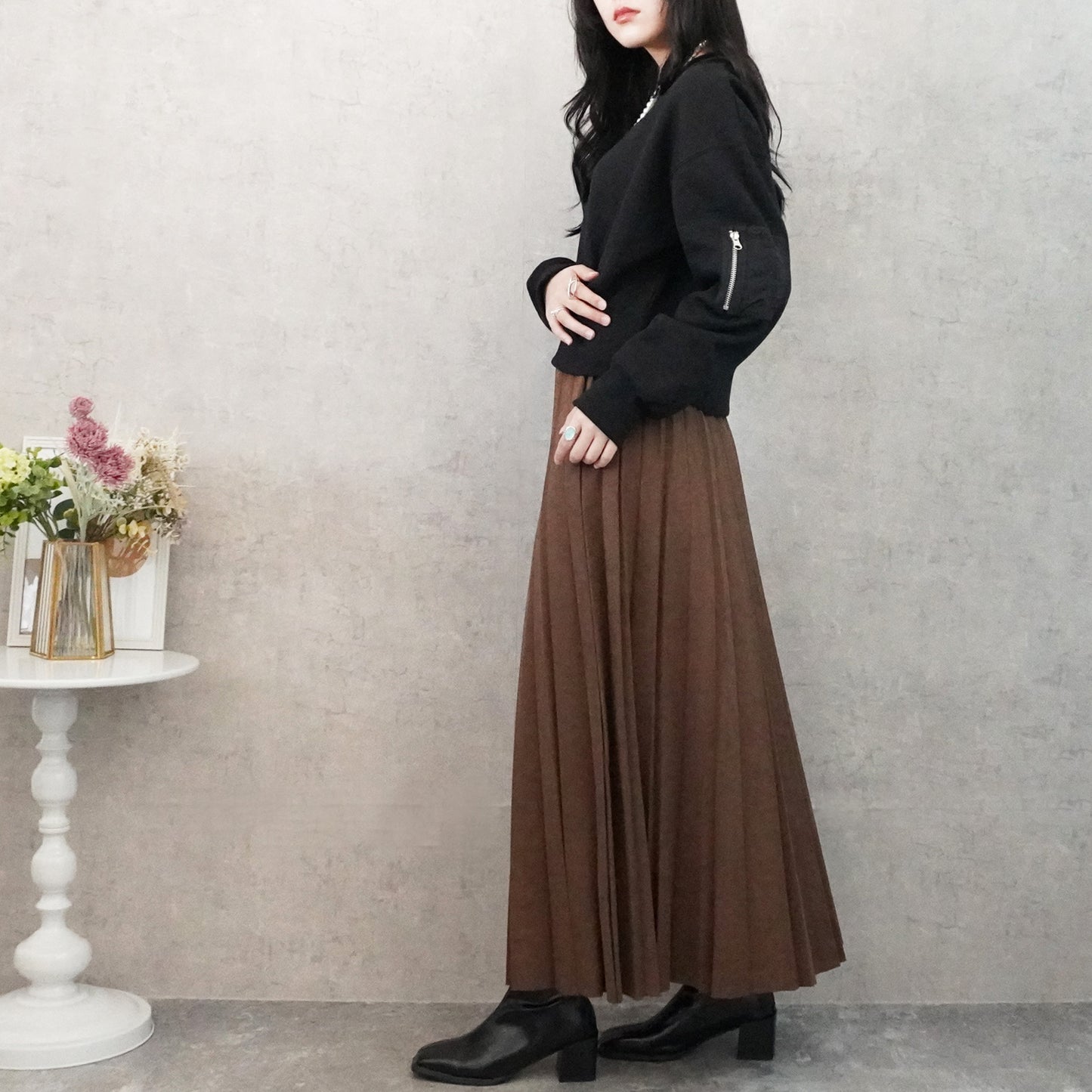 裏起毛ミリタリーポケットプルオーバー