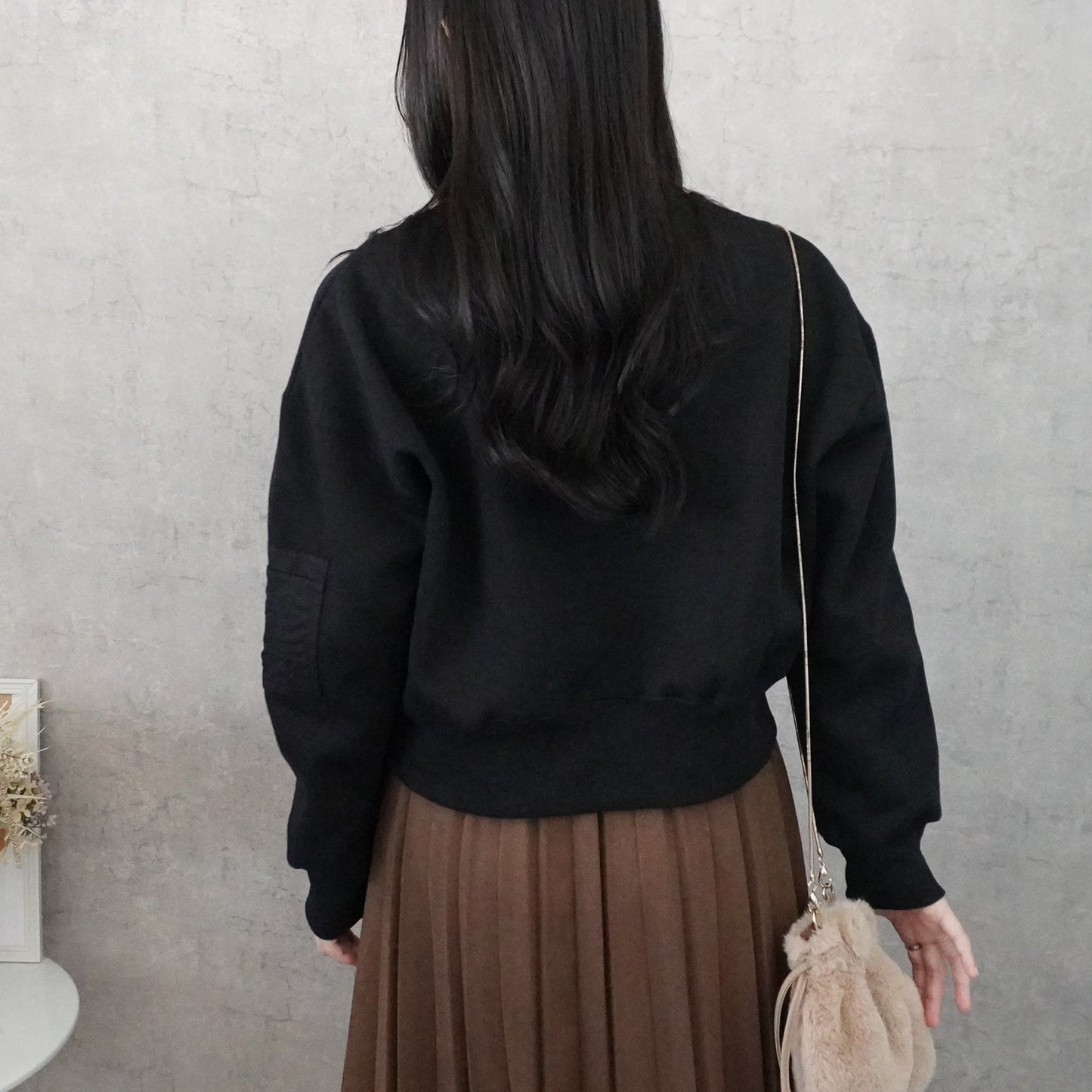 裏起毛ミリタリーポケットプルオーバー