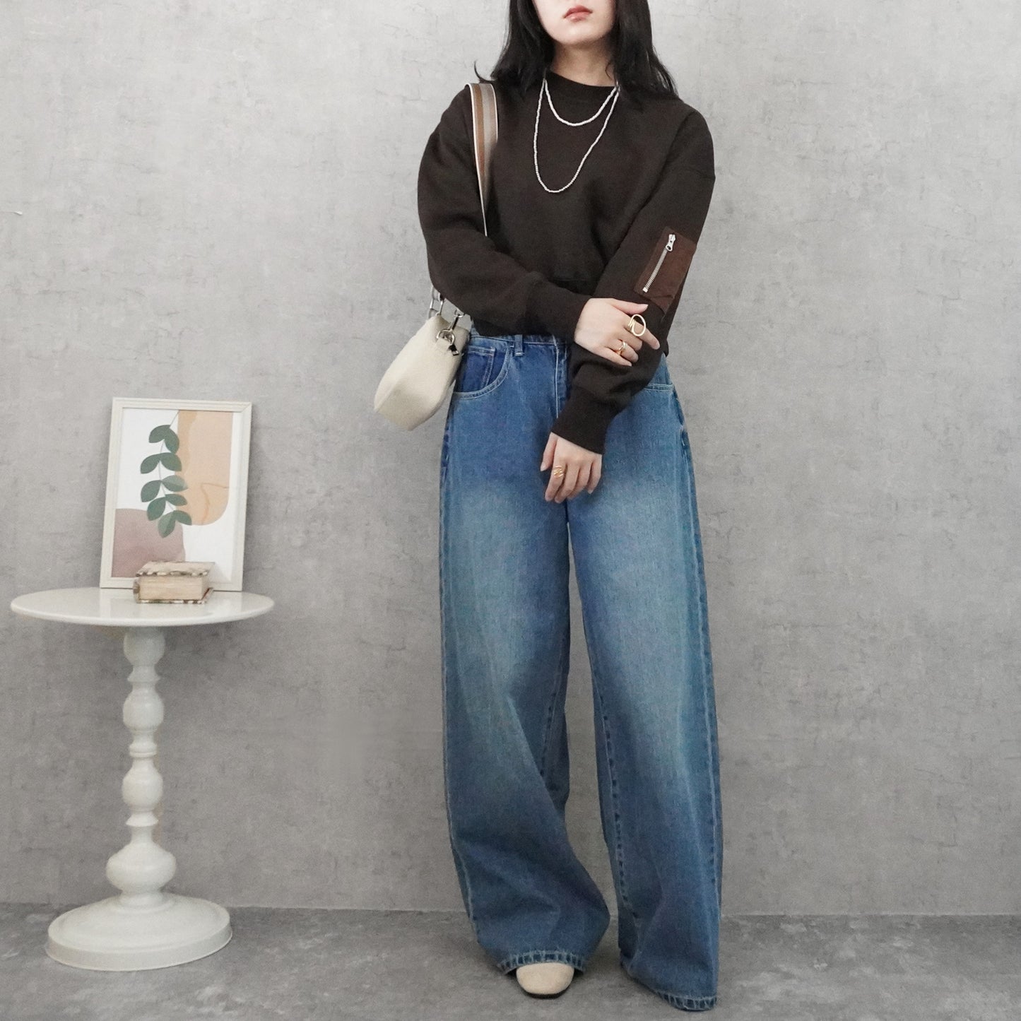 裏起毛ミリタリーポケットプルオーバー