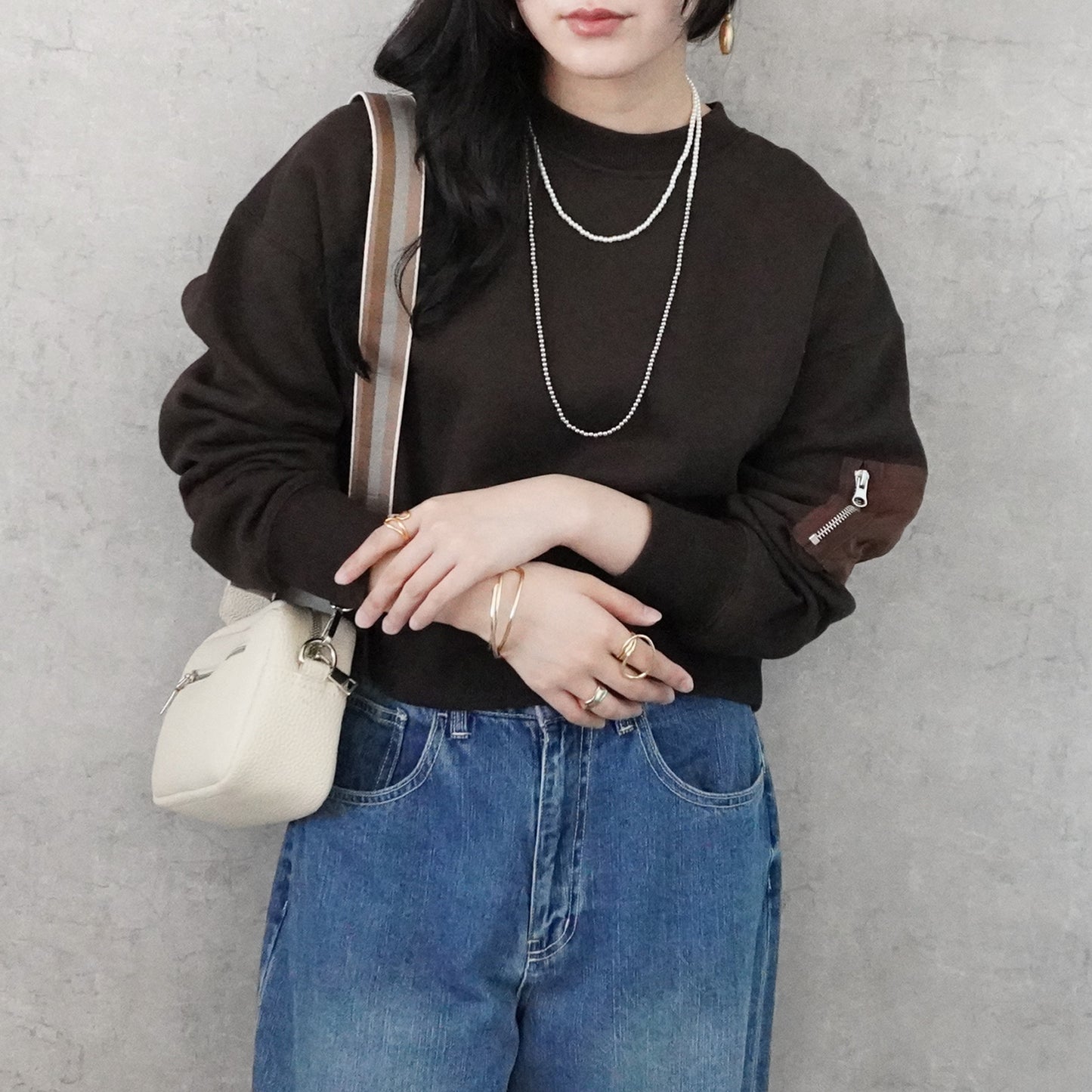 裏起毛ミリタリーポケットプルオーバー