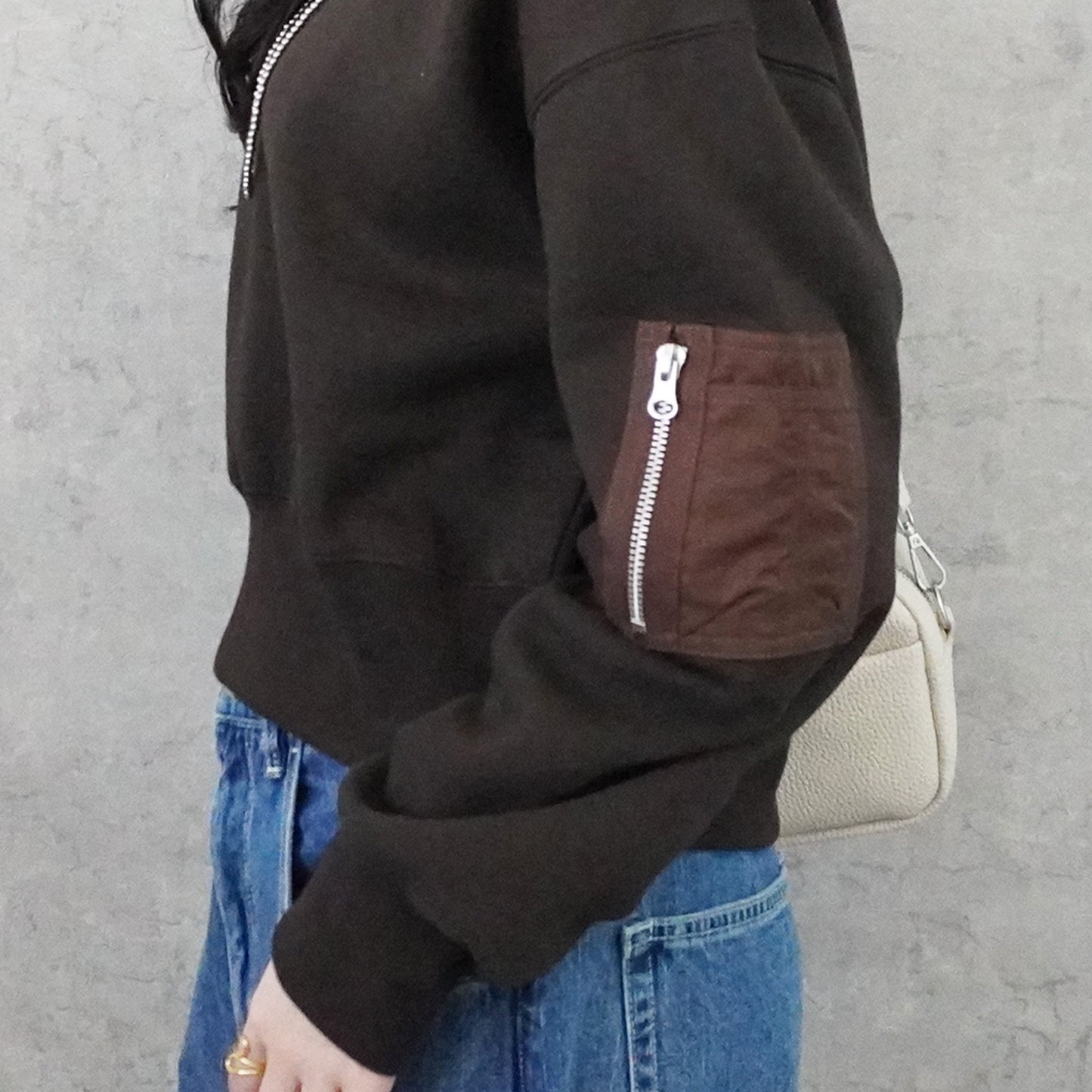 裏起毛ミリタリーポケットプルオーバー