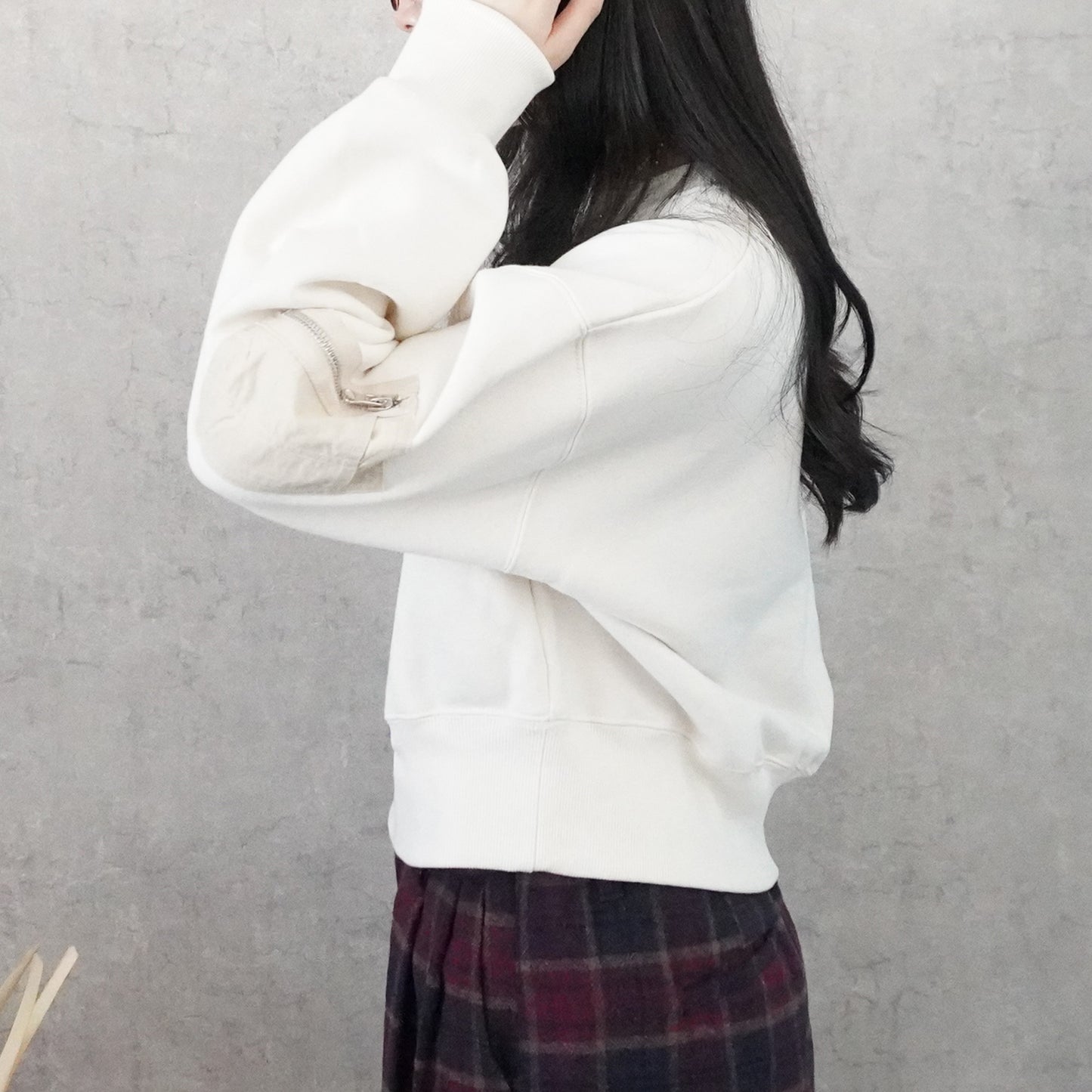 裏起毛ミリタリーポケットプルオーバー