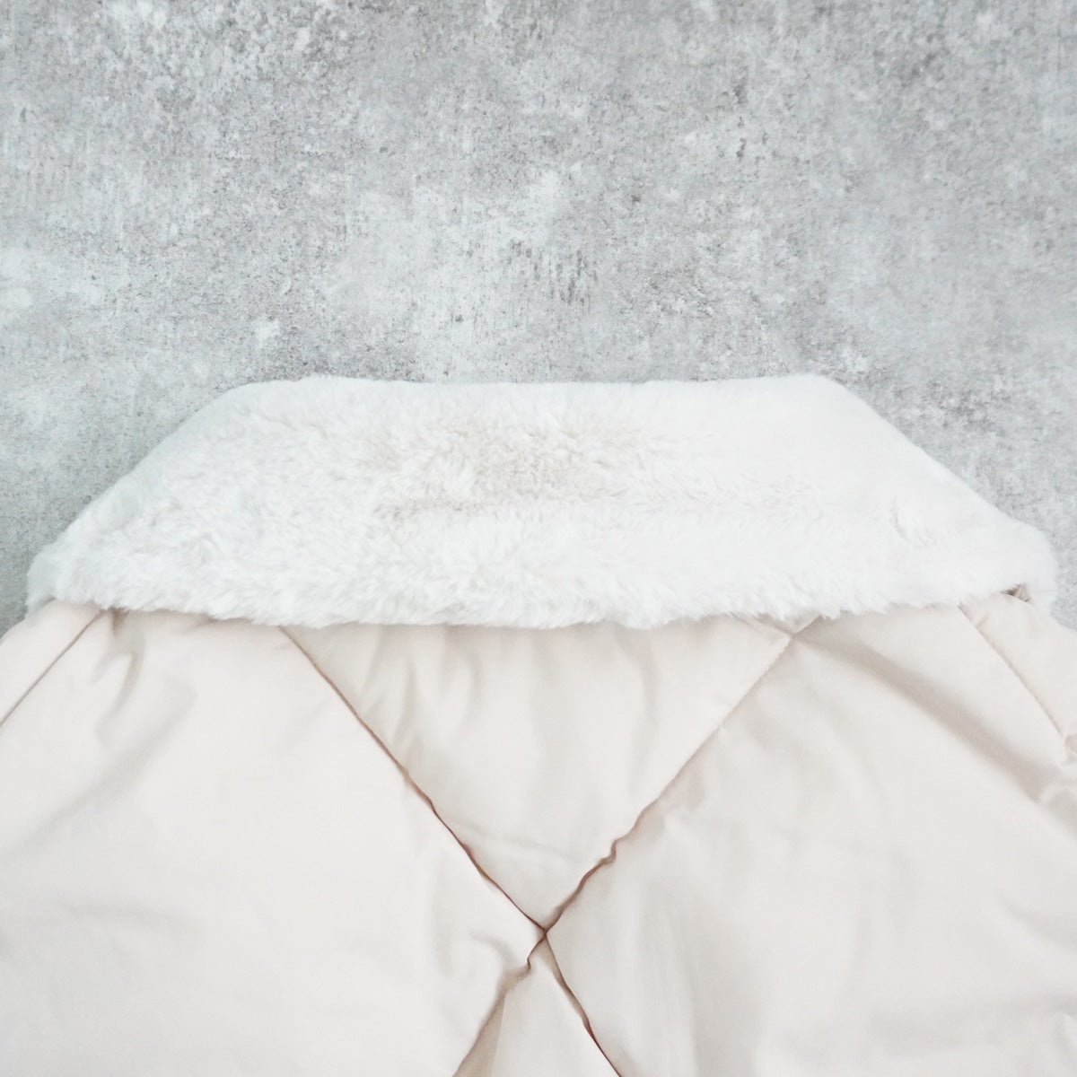 2wayカラーファーキルトブルゾン