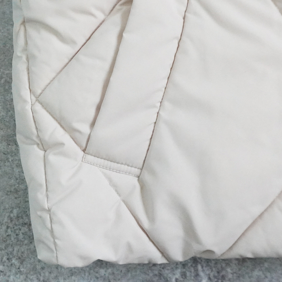 2wayカラーファーキルトブルゾン