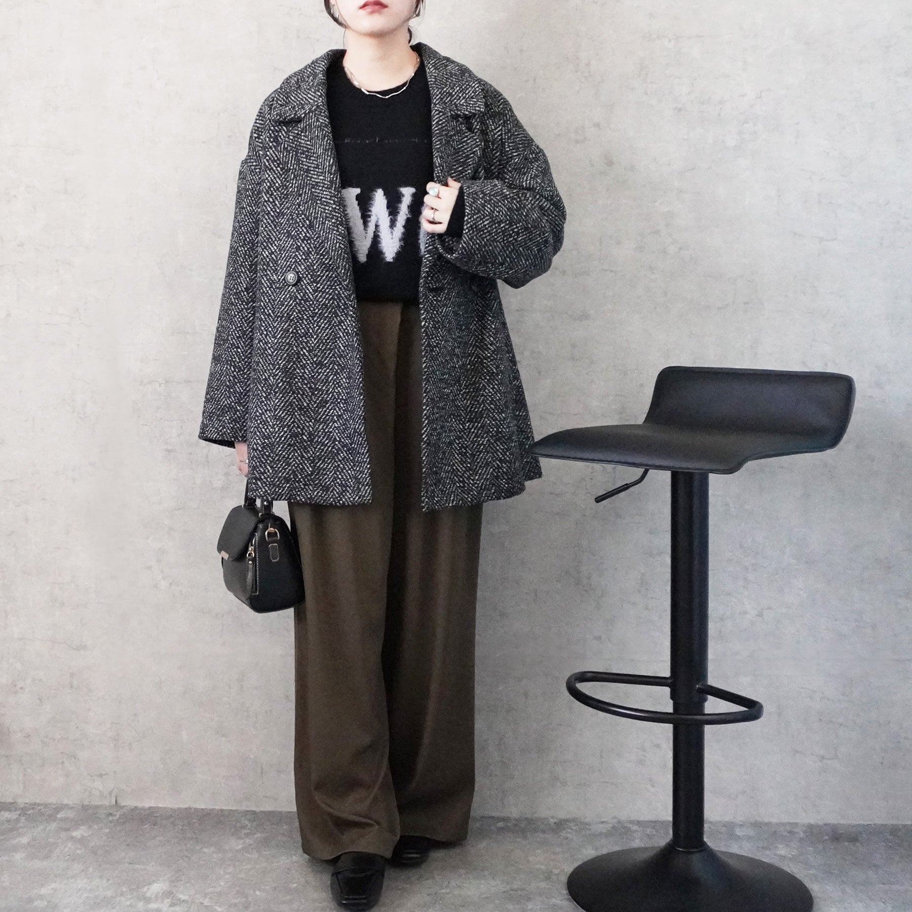 ヘリンボーンダブルテーラードジャケット/ セレクトリベリー – SELECT